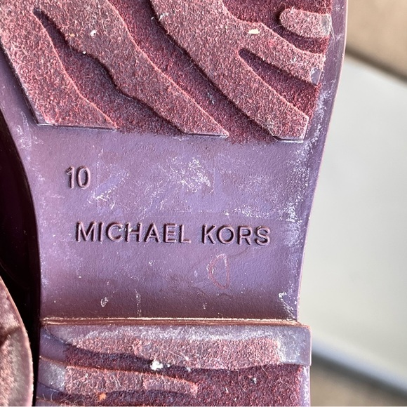 MICHAEL Michael Kors Leslie Plum Rhinestone Rain Boots - Picture 10 of 11